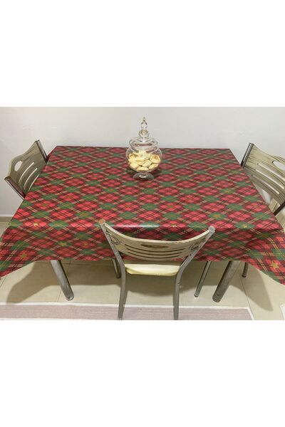 YEK HOME TEKSTİL Fiber Pvc Erasable Table Cloth