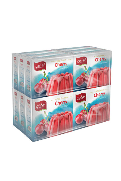 Zidnee رياض فودز جيلي الكرز، 85 غرام - عبوة من 6 قطع