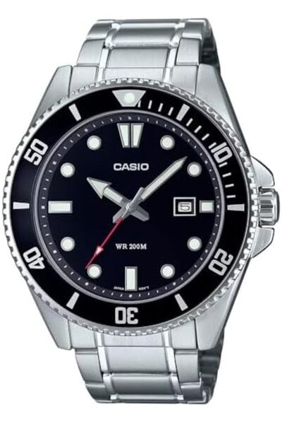 Casio Men's Dive Watch - MDV-10-1A2VDF Black Dial