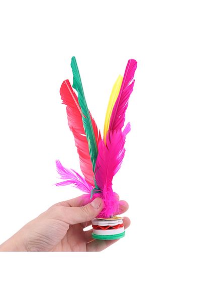 Choice One Size 2pc China Jianzi Fancy Shuttlecock Fitness Entertainment For Physical Exercise