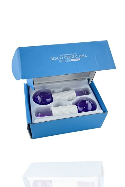 Nera Classy Crystal Ice Ball Roller Yüz Kaldırma Masajı Buz Küresi Yüz Masaj ...