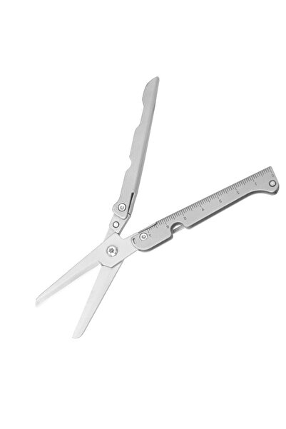 Choice Silver New Molle Tactical Folding Scissors Portable Lightweight Home O...