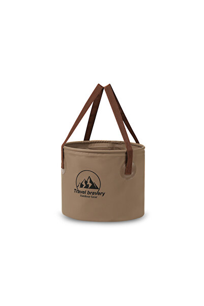 Choice دلو قابل للطي محمول للاستخدام الخارجي سعة 5 لتر، مناسب للنزهات والصيد ...