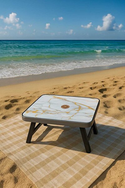 KUNTEX Vip Katlanabilir Kamp Piknik Balkon Bahçe Sehbası Renkli ve Extra Hafif