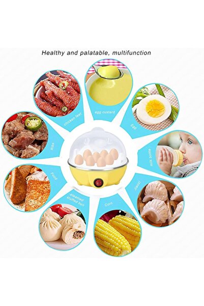 Xess 7-Egg Multi-functional Electric Egg Boiler Cooker Steamer (Random Color)