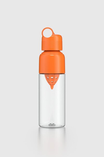 Renga Moon 600 ml Tritan Squeezer Detox Bottle 911028 Orange