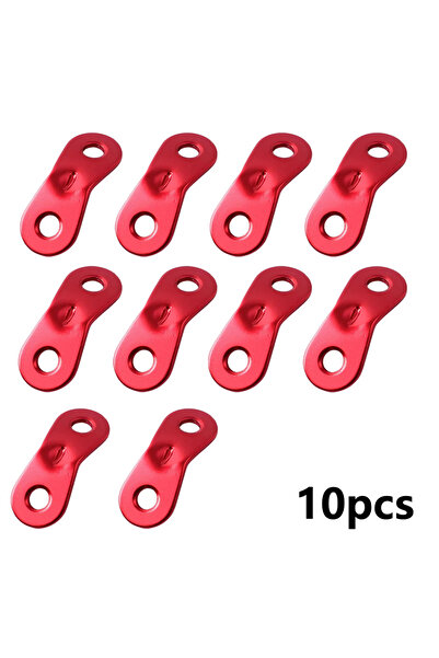 Choice 10 قطع من مشبك حبل الخيمة المصنوع من الألومنيوم القابل للتعديل، مشبك ح...