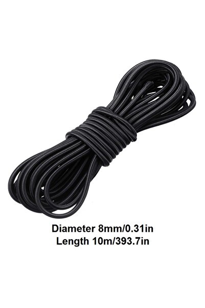 Choice حبال مرنة قوية بطول 10 أمتار وطول 6/7/8 مم و10 أمتار، حبل مطاطي مرن من...