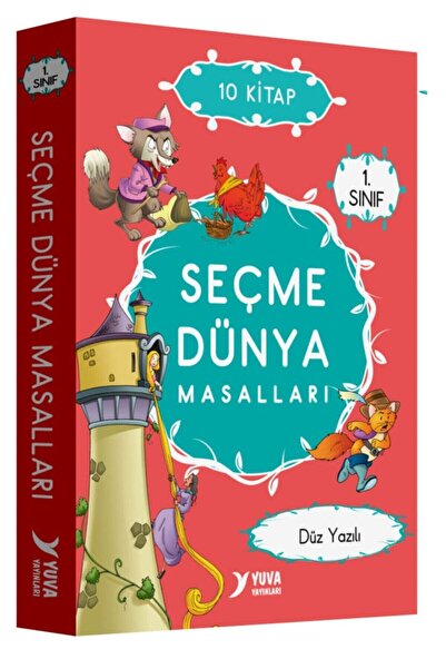 Yuva Yayınları SEÇME DÜNYA MASALLARI. 1.SINIF 10 KİTAP (DÜZ YAZI)