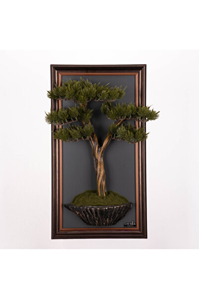 Omnia Concept Bonsai Tablaeu - 4D - Mdf Plaka Üzerinde Çerçeveli 3 Boyutlu Ya...