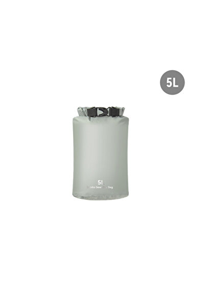 Choice حقيبة جافة خفيفة الوزن رمادية اللون سعة 5 لتر، حقيبة جافة مقاومة للماء...