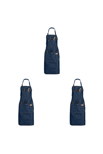 Choice 3PCS Household Denim Apron Oil-proof Can Wipe Hands Kitchen Cooking Me...