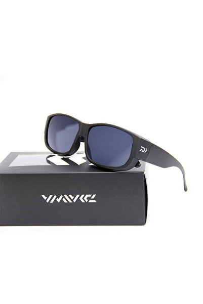 daiwa نظارات صيد مستقطبة 8023-GRAY للرياضات الخارجية، نظارات شمسية، حماية من الأشعة فوق البنفسجية، مضادة للضوء الأزرق بوضوح