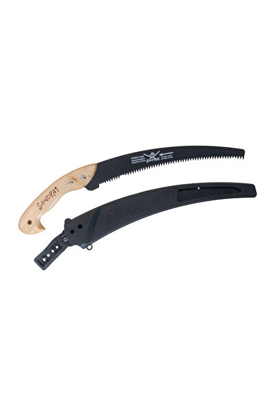 Z-Tools Fierăstrău pentru copaci + teacă, cu mâner din lemn / 4192