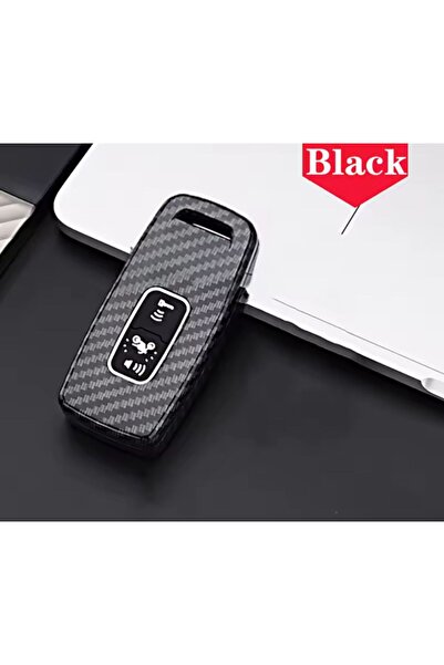 ŞENYILDIZ AKSESUAR حافظة مفتاح كربون متوافقة مع طراز Honda Pcx 2021 و2025+ لا تناسب Forza انظر الصورة الثانية