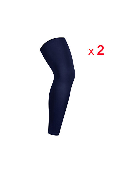 Choice XXL 1 pair Navy Blue Fitness Compression Leg Sleeves Gym Sports Knee Calf Protectors Outdoor Footbal