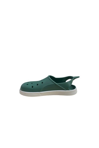 BOATILUS Children's Khaki-White Cloggy-F Sandals Cloggy-F 16