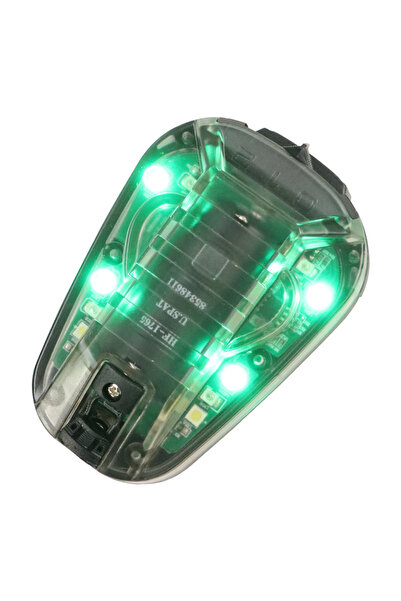 choice2 ضوء خوذة سريع تكتيكي من BOOIU باللون الأخضر مع فلاش للرؤية الليلية با...