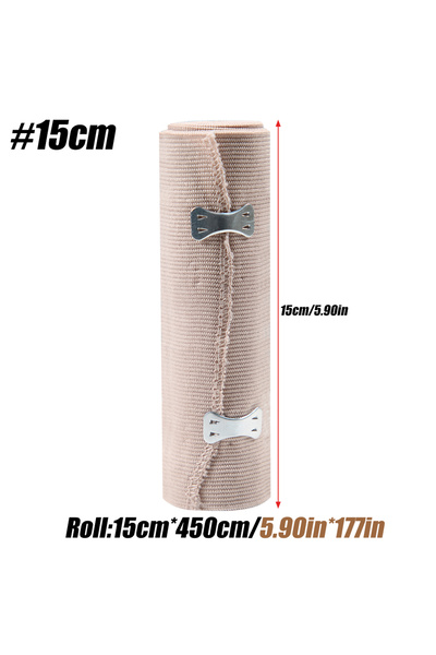 Choice 15CM-1Roll 1 Roll Premium Elastic Bandage Wrap - Strong Compression Bandage Wrap for Wrists, Ankles,