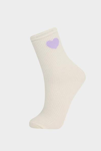 DeFacto Girl's 5-Piece Cotton Long Socks F8983A8Ns