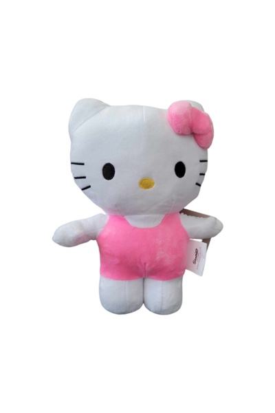Hello Kitty Hello Kitty plush toy, white with pink, height 30 cm