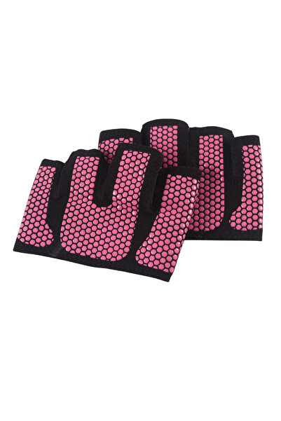 Choice قفازات نصف أصابع رياضية وردية S للرجال والنساء، قفازات سيليكون مضادة ل...