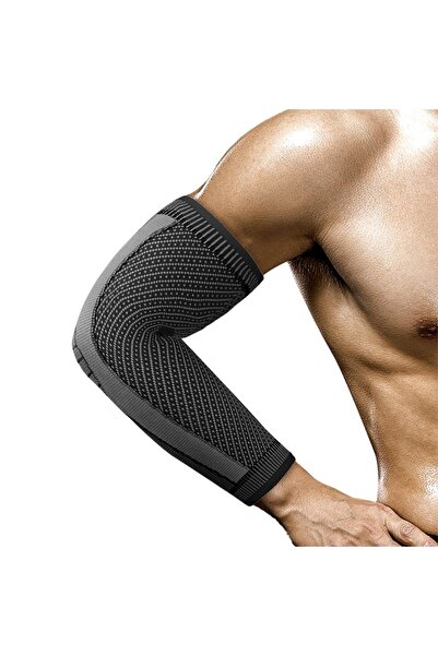 Choice كم ضاغط مرن لدعم الكوع مقاس M أسود قطعة واحدة، دعامة كوع الذراع، دعامة...