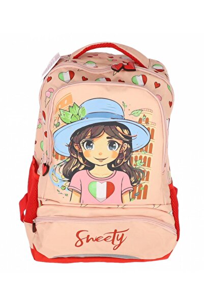 PIGNA Geantă de umăr Sweety CL I-IV cu 3 fermoare