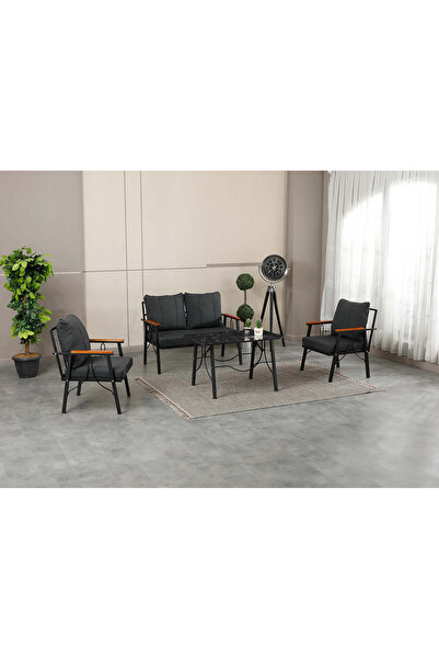 Zigonzi Rüya, 2+1+1 Bahçe-Balkon Mobilyası, Antrasit