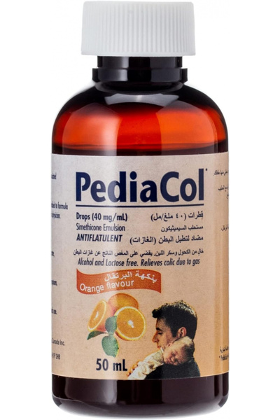 PediaCol Orange Flavor Drops, 50 Ml