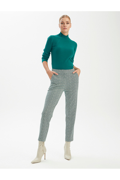 BGN workshop VISKON KARISIM DESENLI HAVUC PANTOLON