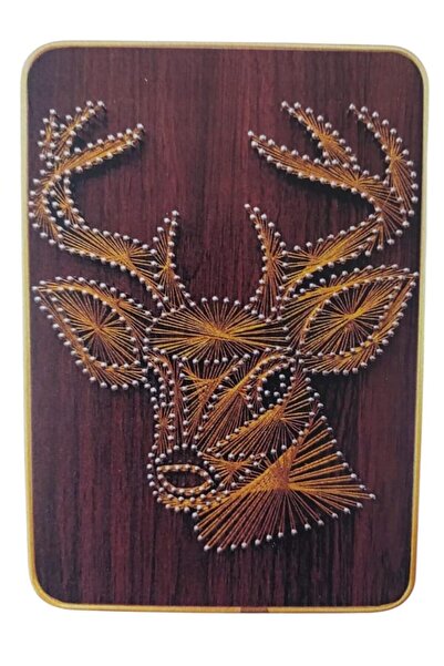 Gül مجموعة أدوات فنية من حبل الغزال DIY مقاس 21*30 سم