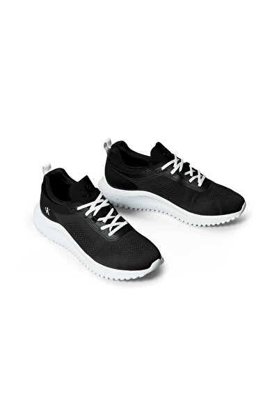 Calvin Klein Men White & Black Eva Runner Sock Mix Low Top Trainers