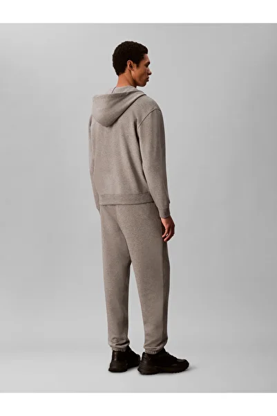 Calvin Klein Calvin Klein Men Gray Monogram Cotton Terry Joggers