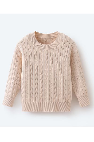 SAPS Full Sleeves Pullover - Beige