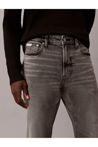 Calvin Klein Men Pewter Rock Slim Taper Jeans