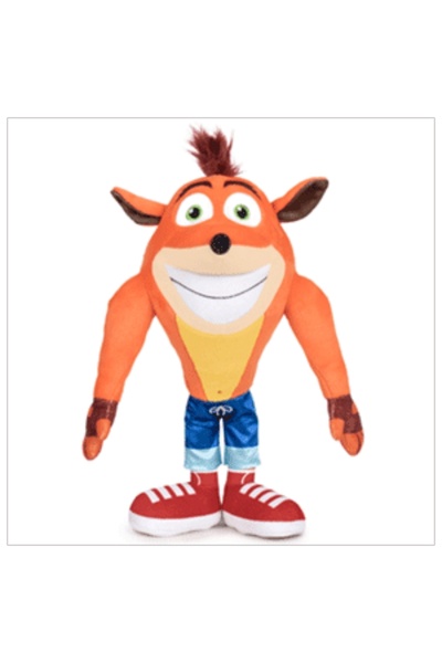Play By Play Jucarie de plus Crash Bandicoot, multicolor, inaltime 35 cm