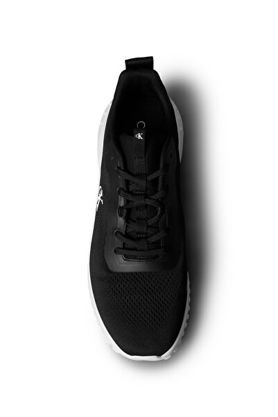 Calvin Klein Calvin Klein Men Black/Bright White Eva Runner Mix Breathable Mesh Ultralight Trainers