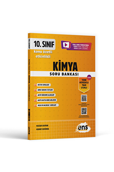 Ens Yayıncılık 10. Sınıf Kimya Etkinlikli Soru Bankası 2026