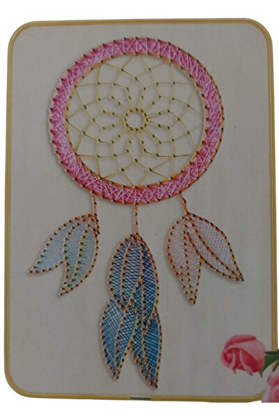 Gül مجموعة أدوات فنية لصائدة الأحلام DIY مقاس 21*30 سم