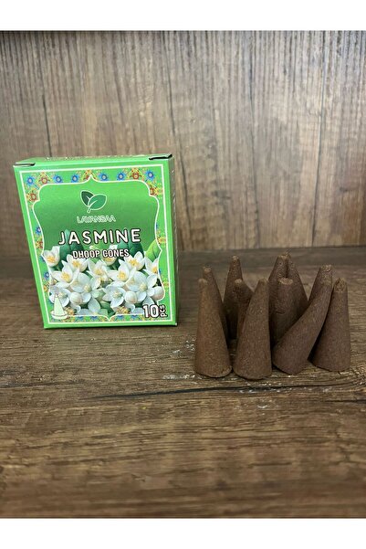 Layansaa 10 adet yasemin aromalı konik tütsü