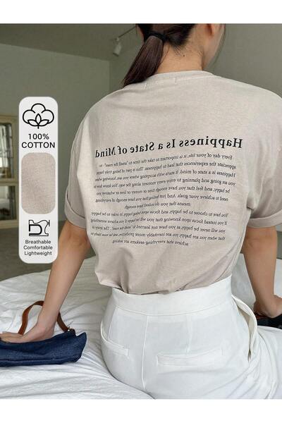 Vordevia تيشيرت مطبوع بتصميم السعادة