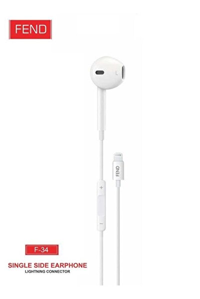 FEND سماعات أذن F34 أحادية الجانب مزودة بميكروفون عالي الجودة وواضح عالي الدق...