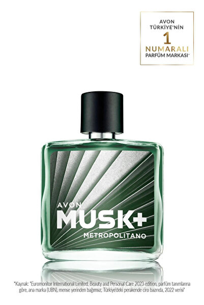 AVON Musk Metropolitano Erkek Parfüm edt 75 ml.