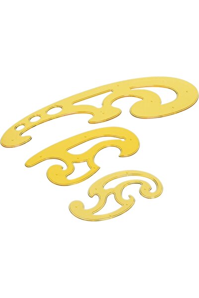 EleganTShoP Set de rigle pentru curbe franceze SR-10