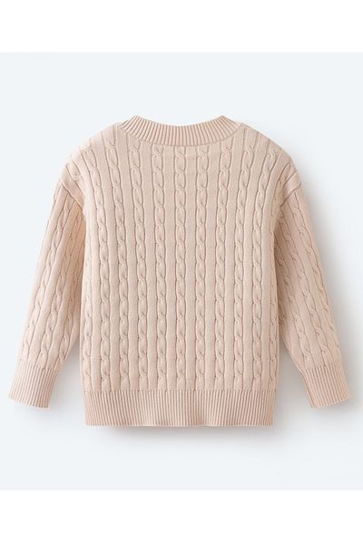 SAPS Full Sleeves Pullover - Beige