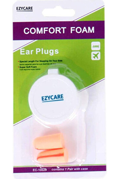 EzyCare سدادات أذن مريحة من الإسفنج، قطعتين