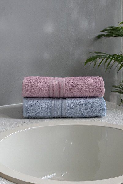 Class Bambu Havlu Seti 2li 50x80 cm El-Yüz Havlusu Silver V1