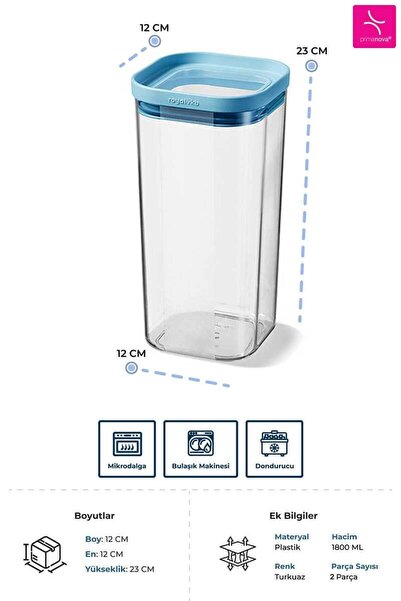 Prima Nova Primanova Seoul Dry Food Storage Container Set of 4