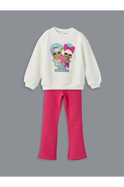 LC Waikiki Lol Surprise Licensed Girl's Tracksuit Set